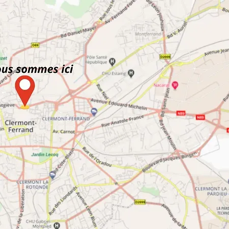 #fontgieve#centre/fibre Optique/lumineux/paisible Apartmán Clermont-Ferrand